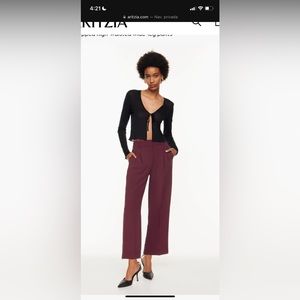 Aritzia EFFORTLESS CROPPED PANT